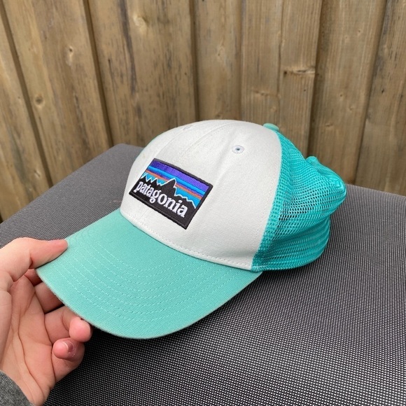 Patagonia P-6 Trucker Hat Blue - Picture 4 of 10